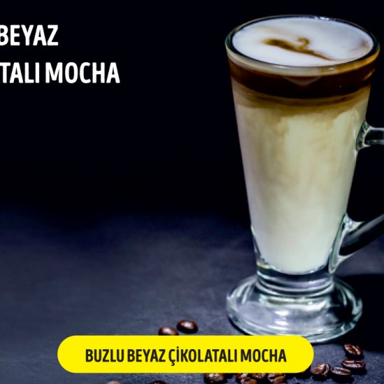 BUZLU BEYAZ ÇİKOLATALI MOCHA